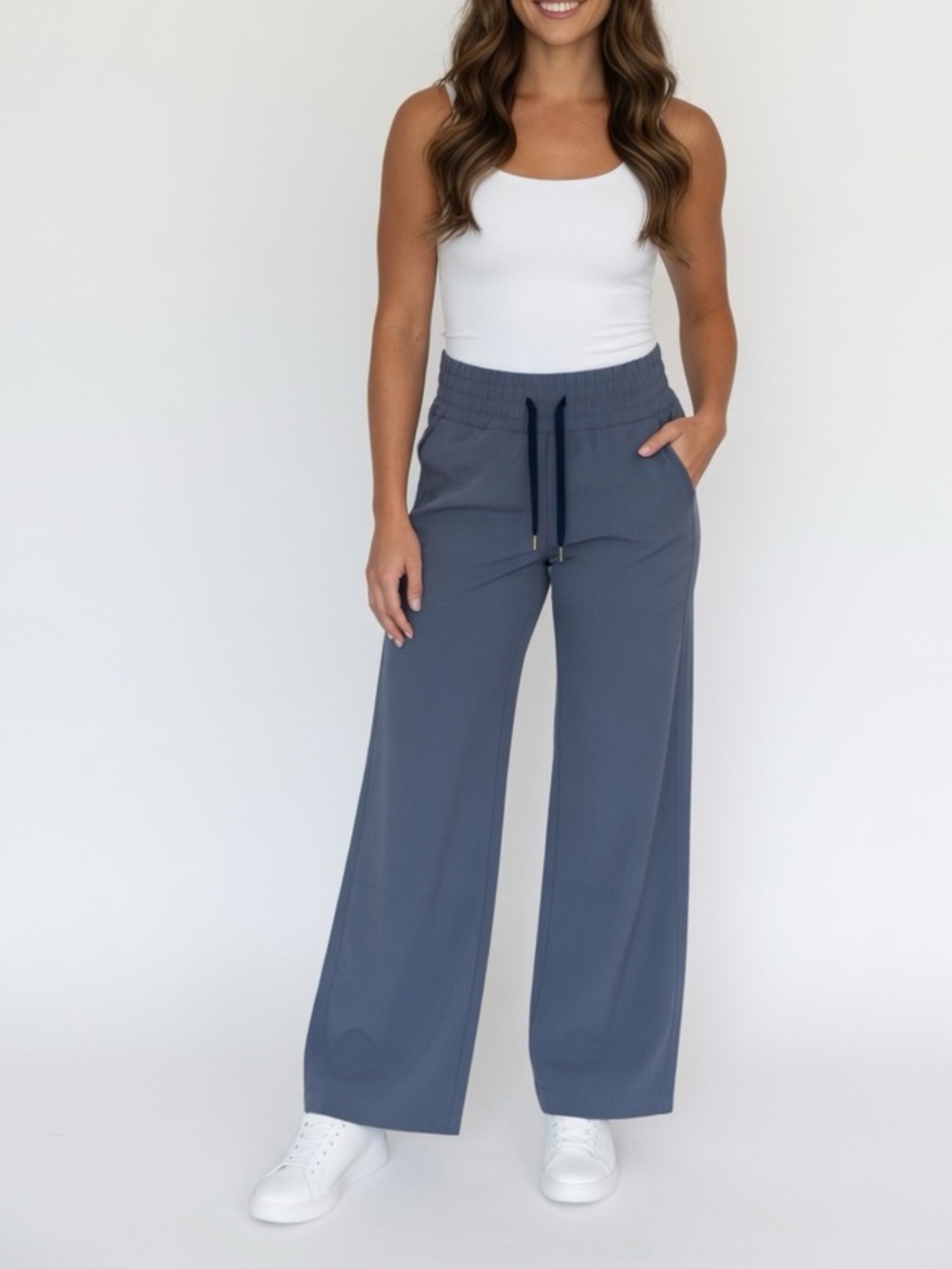 Free People FP Movement Women’s Wide Leg Track Pants Size Small 30” waist